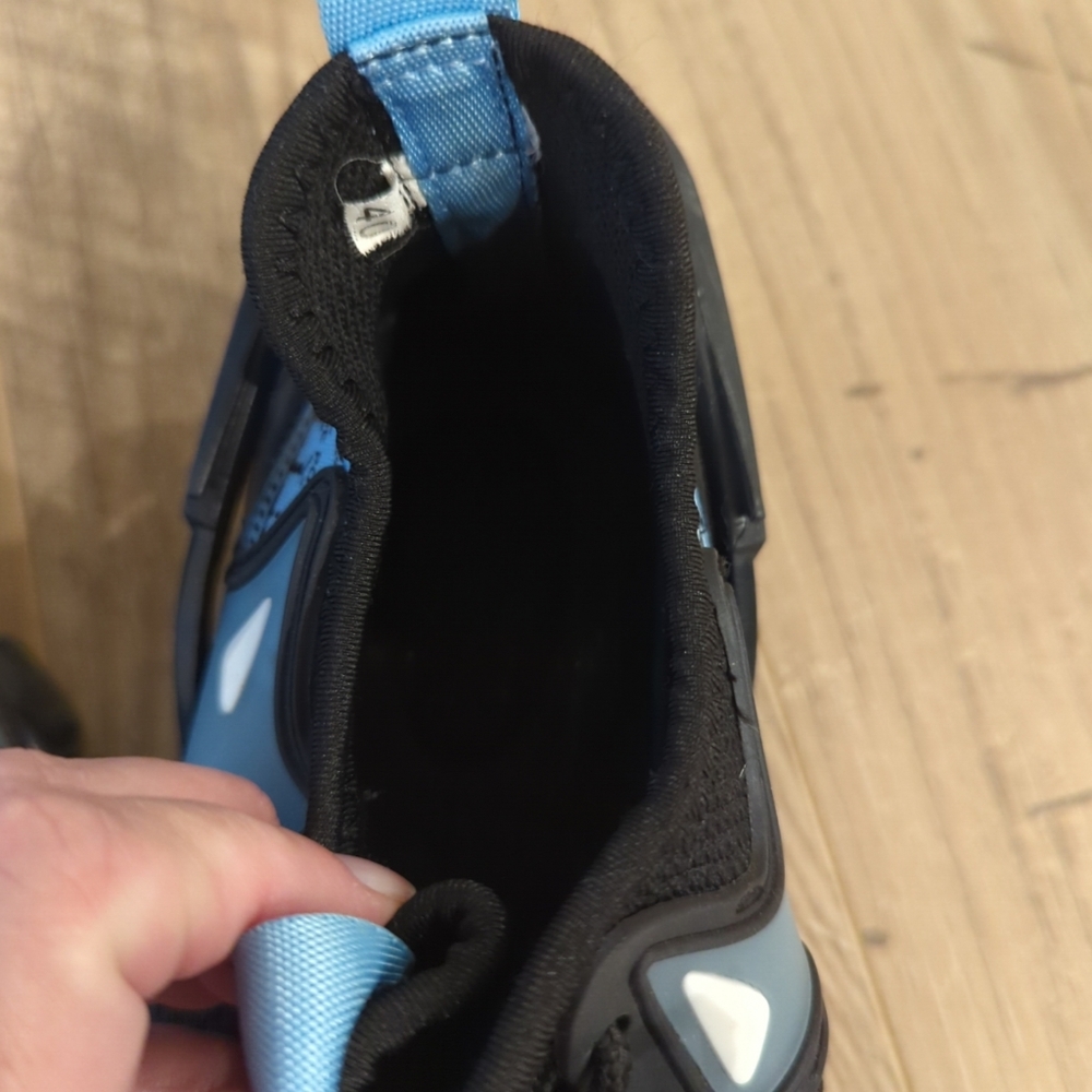 Men's Mr Peace Mr Deace Blue & Black Athletic Shoe Sneaker Size 40/9.5 US - Picture 4 of 10